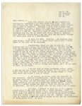 Hunter Thompson 4pp. Letter Signed -- ''you'll have to pardon me for not having the faintest idea what the fuck a trump card is'' & ''a man must literally squeeze his own balls to write a good book''